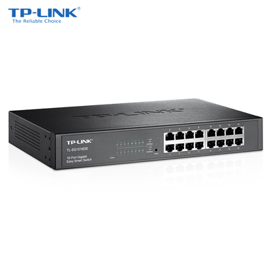 TP-LINK TL-SG1016DE, 16 Port, 10/100/1000M, Çelik Kasa, Gigabit Easy Smart Switch / Omada Runrate