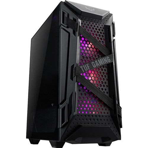 ASUS TUF Gaming GT301 Siyah Çelik Plastik Temperli Cam ATX Mid Tower