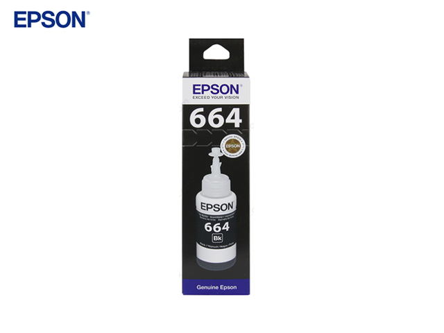 EPSON T6641, Siyah (Black), Refil 70ml, L310, L382, L565, L1300, L1455 Mürekkepleri - C13T66414A