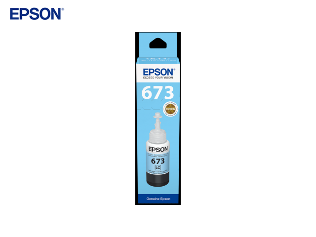 EPSON T6735, Açık Mavi (Light Cyan), 70ml, L805, L810, L850, L1800 Mürekkepleri - C13T67354A