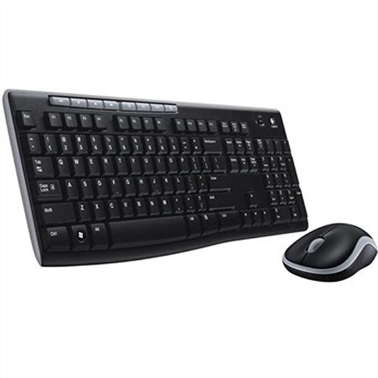 LOGITECH MK270 Kablosuz Klavye Mouse Set Siyah 920-004525