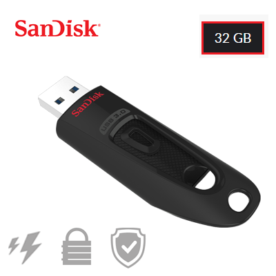 SANDISK Ultra 32GB, Sürgülü USB, Flash Bellek - SDCZ48-032G-U46