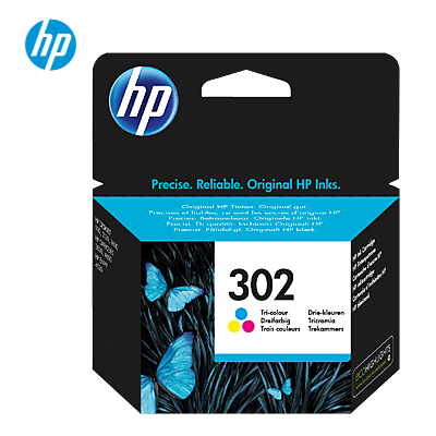 HP 302 Üç Renkli Orijinal Mürekkep Kartuşu (F6U65AE)