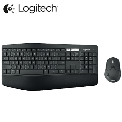 LOGITECH MK850 Q Türkçe Kablosuz Klavye Mouse Set Siyah 920-008230