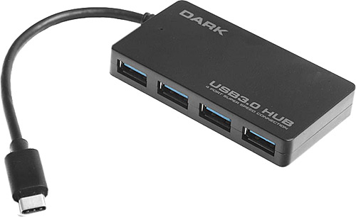 Dark Connect Master 4 Port USB Type-C HUB U31x4 - DK-AC-USB31X4