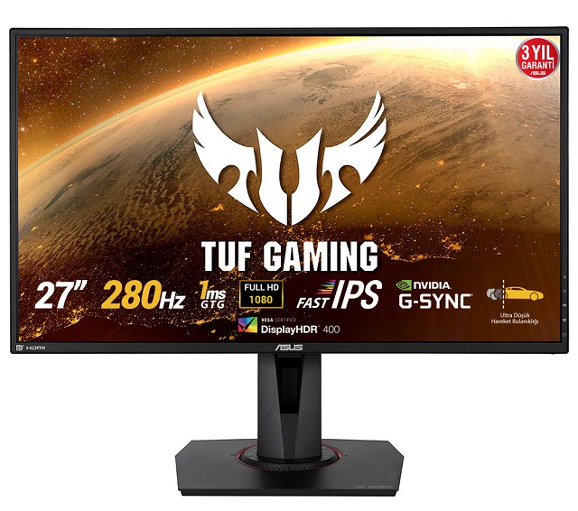 ASUS TUF Gaming VG279QM 27" 1ms FHD 1920x1080 HDMIx2 DisplayPort IPS Monitör