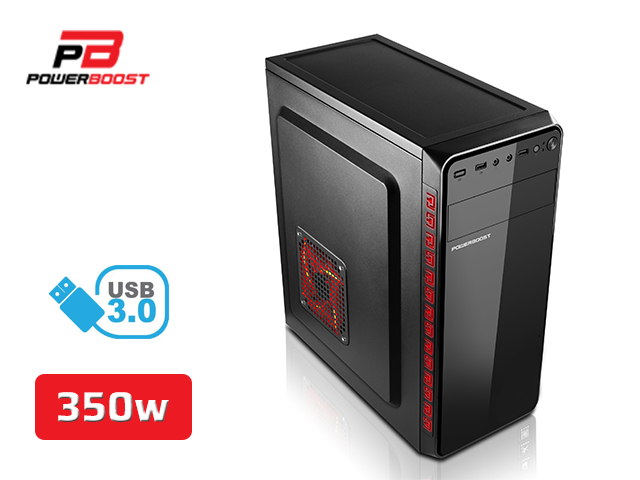 PowerBoost VK-1625 350W USB3.0 ATX Kasa