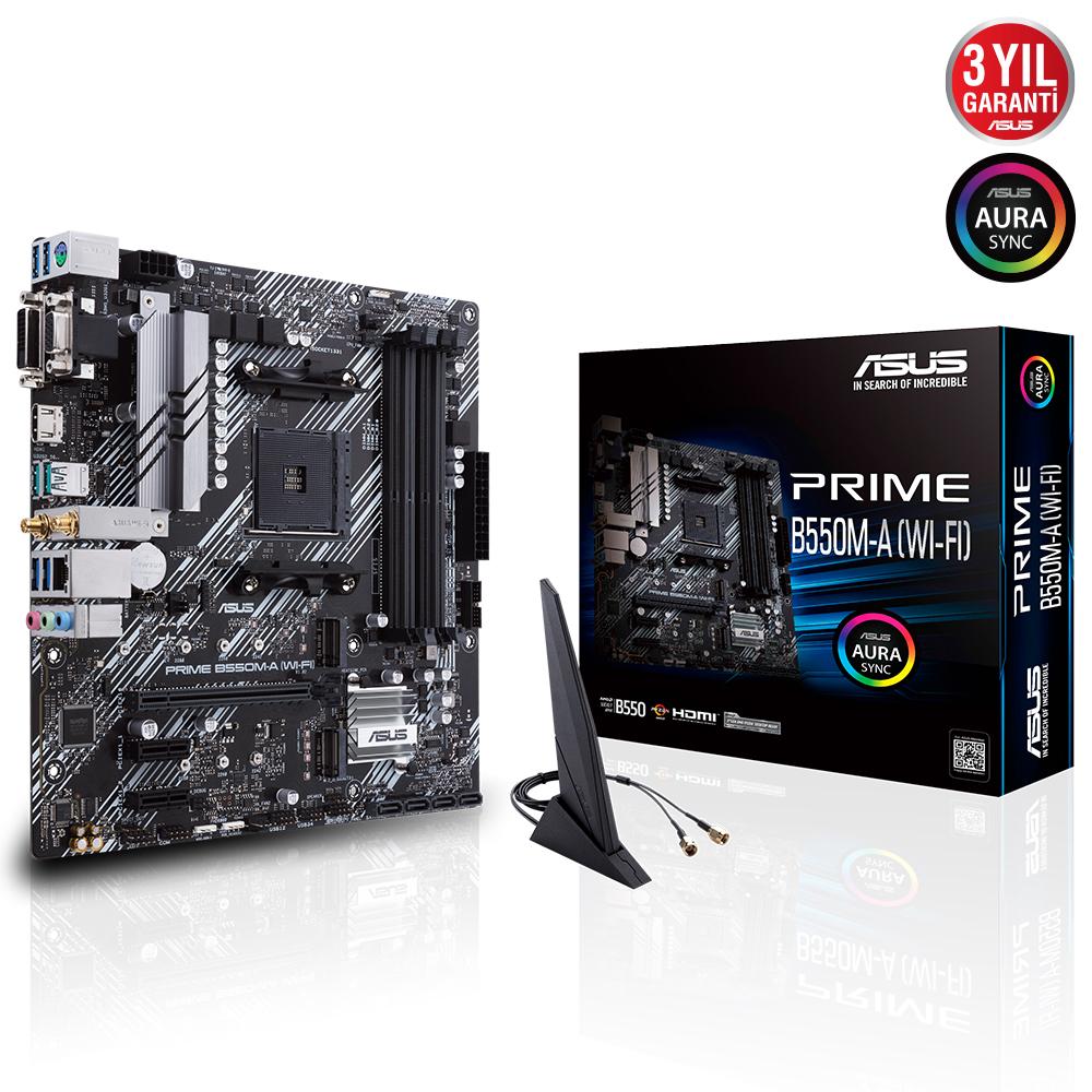ASUS PRIME B550-PLUS AMD AM4 DDR4 ATX Anakart