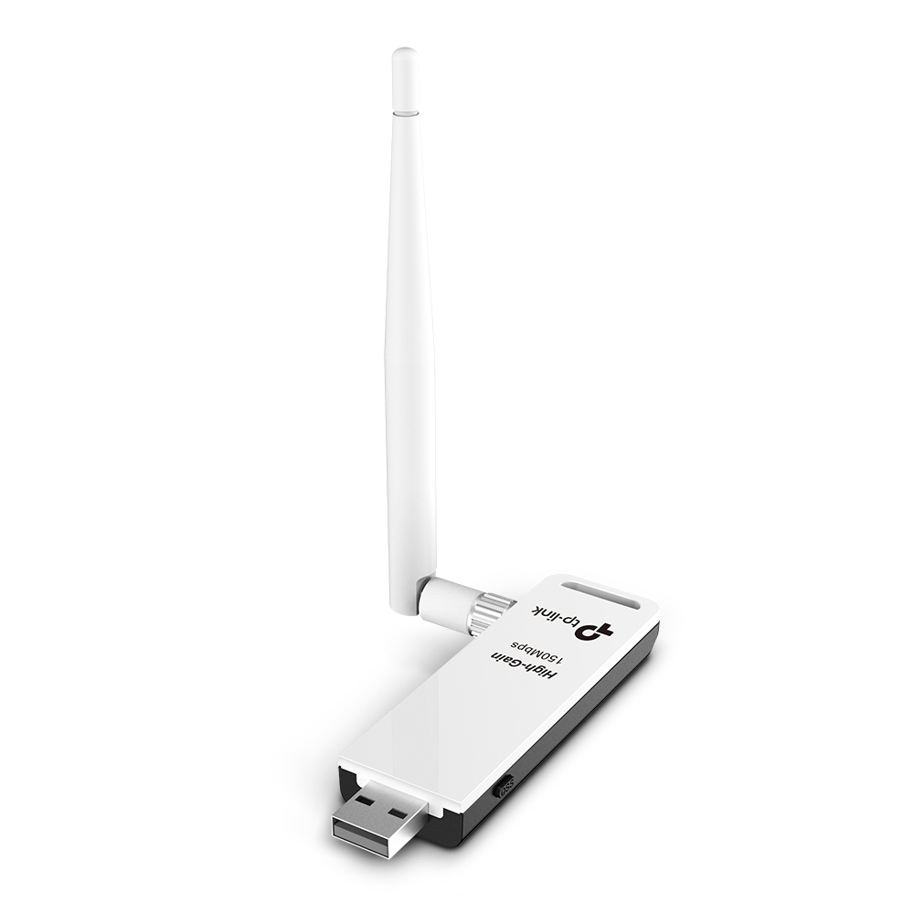 TP-LINK TL-WN722N, 150Mbps, High Gain Wireless N USB Adaptör