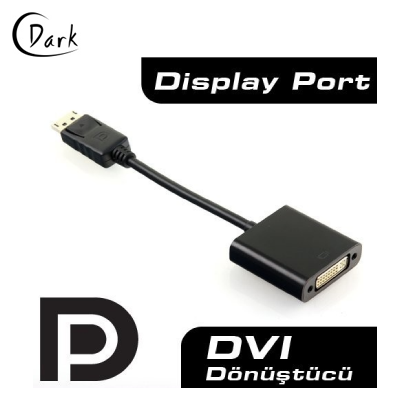 Dark Display Port - DVI Dönüştürücü - DK-HD-ADPXDVI