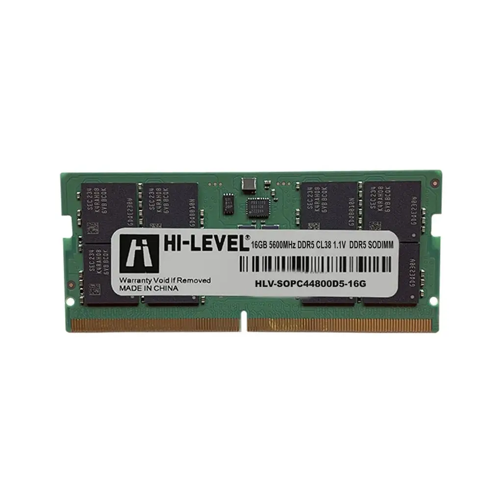 HI-LEVEL 16GB DDR5 5600Mhz SODIMM 1.1V HLV-SOPC44800D5-16G