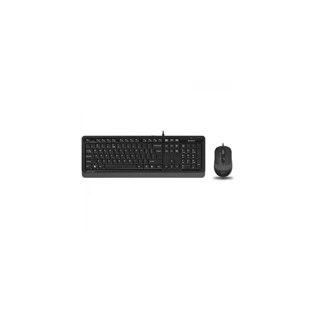 A4 TECH F1010 Q Türkçe USB Kablolu Multimedya Mavi Siyah Klavye Mouse Set