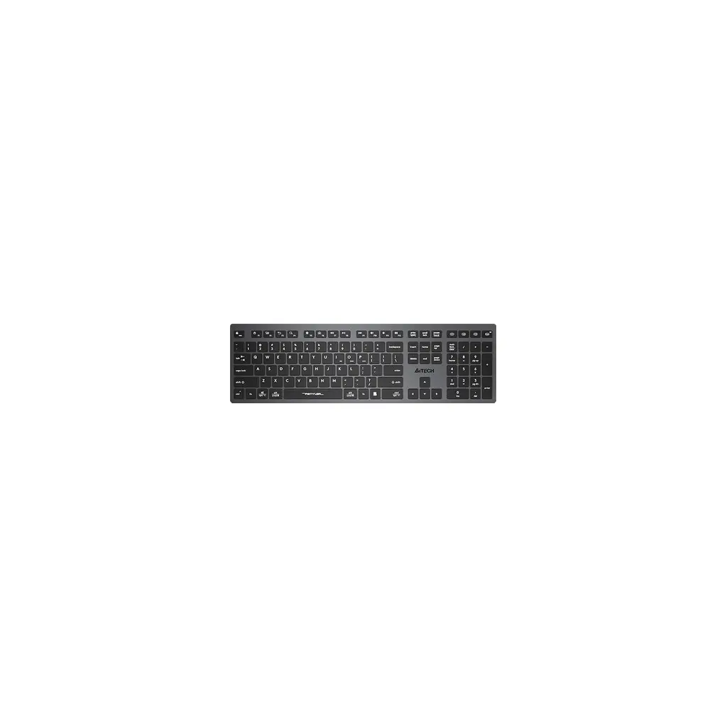 A4 TECH FBX50C Q Bluetooth 2.4g Wireless Şarjlı Gri Klavye