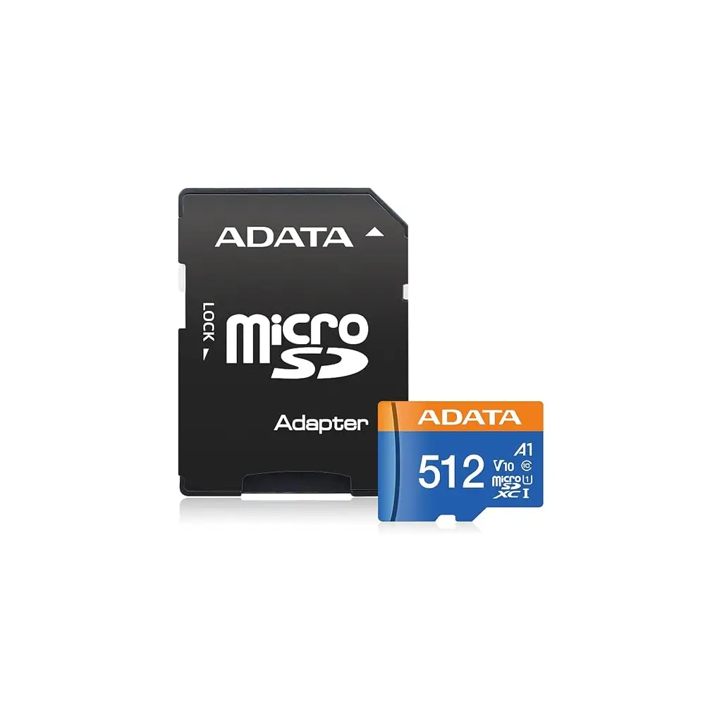 Adata Premier 512GB 100/25 MB/s Class10 Adaptörlü MicroSDXC Hafıza Kartı