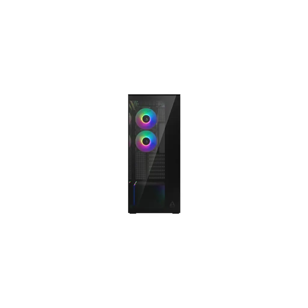ARCTIC Xtender USB-C Temperli Cam Panel Dahili ARGB Fanlar 420mm Sıvı Soğutma Destekli Kule Tipi Mat Siyah Bilgisayar Kasası