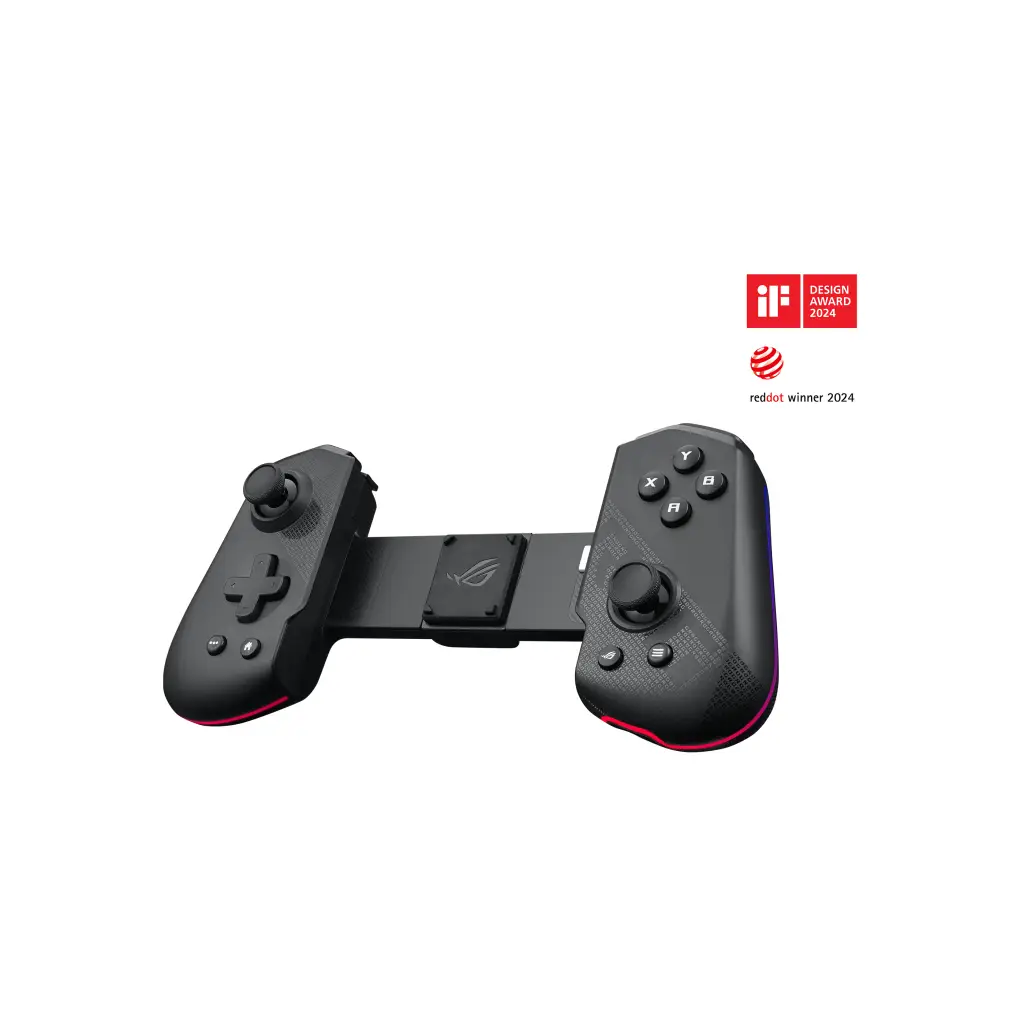 ASUS ROG TESSEN MOBİL KONTROLCÜ PROGRAMLANABİLİR ALÜMİNTUM ARKA PEDALLAR ROG BUTONU MEKANİK SWITCHLER KONSOL SINIFI JOYSTICKLER 18W ŞARJ RGB MOBİL OYU