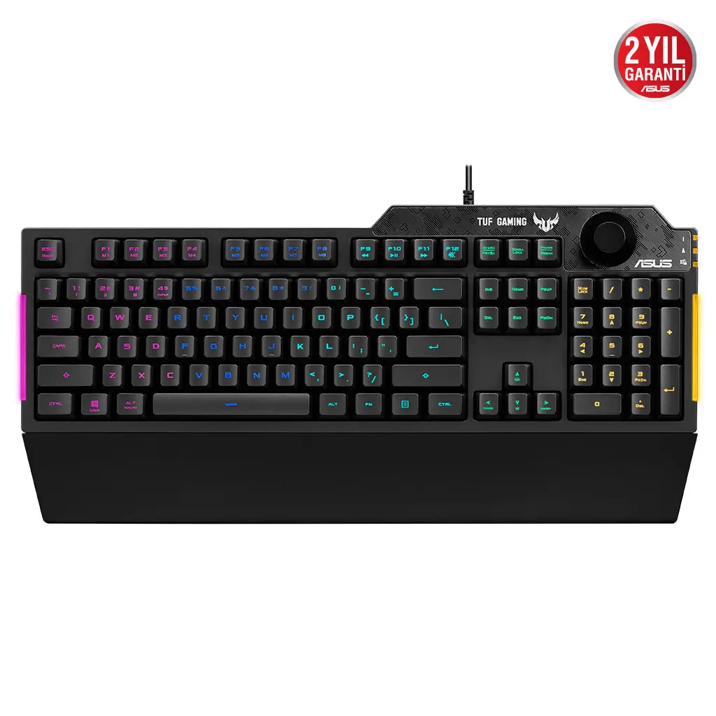 ASUS TUF Gaming K1 Q TR Kablolu USB Klavye RA04 TUF GAMING K1