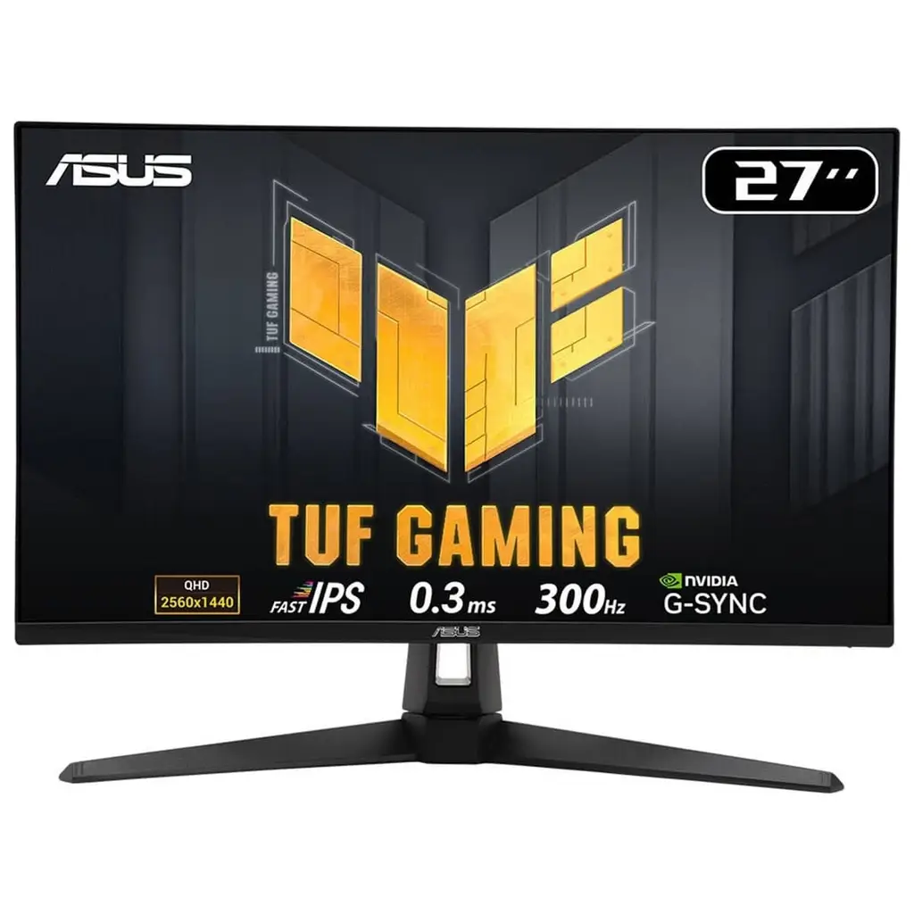 ASUS TUF GAMING VG27AQM5A 27 FAST IPS 2560x1440 0.3ms 300Hz 300cd DP HDMI USB Hoparlör VESA 3YIL %95 DCI-P3,EYECARE, FLICKER-FREE,DÜŞÜK MAVİ IŞIK Moni