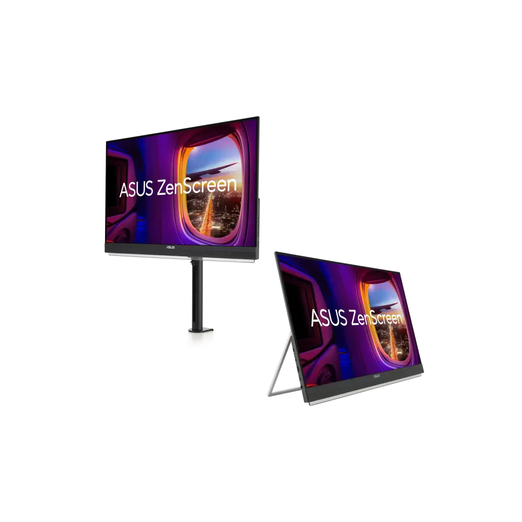 ASUS ZENSCREEN MB27ACF 27 IPS 2560X1440 5MS 100HZ 300CD HDMI USB HOPARLÖR VESA 3YIL 99% SRGB TAŞIMA KOLU/AYAK STAND TASARIM PD 70W PIVOT TAŞINABILIR M