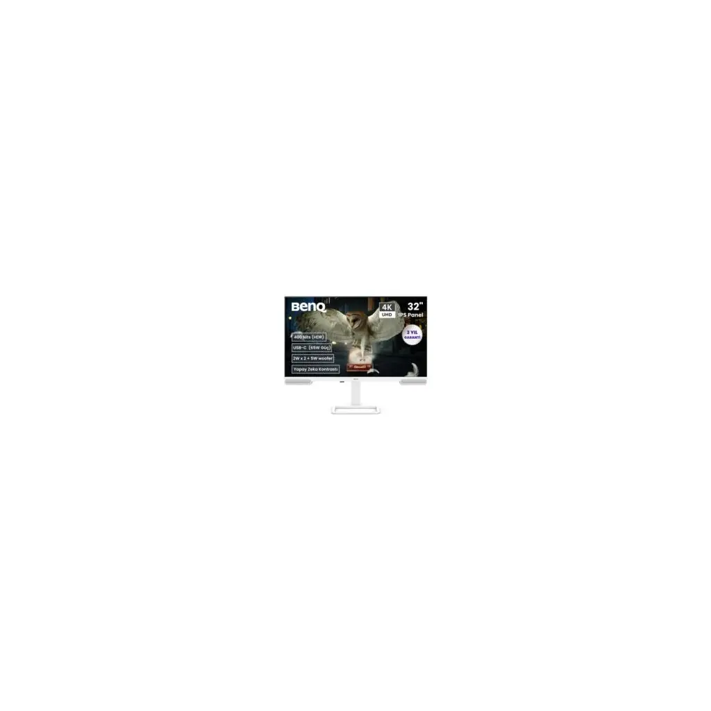 BENQ 32" IPS 4K 3xHDMI USB-C USB-A MM Pivot HDR 400 EyeCare Kumandalı Monitör