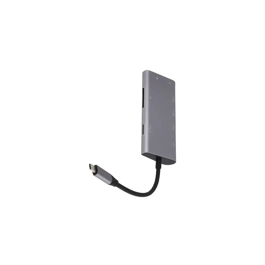 CODEGEN CDG-CNV40 3PORT TYPE-C & ETHERNET,HDMI,TYPE-C KART OKUYUCU GÜMÜŞ USB ÇOKLAYICI HUB