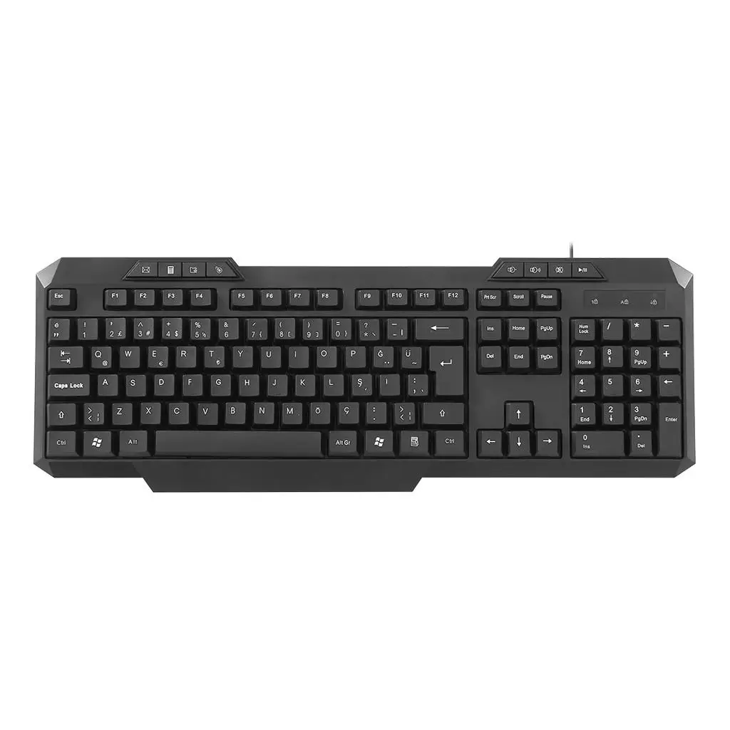 FRISBY FK-4816QU USB Q TR MM SIYAH KABLOLU KLAVYE