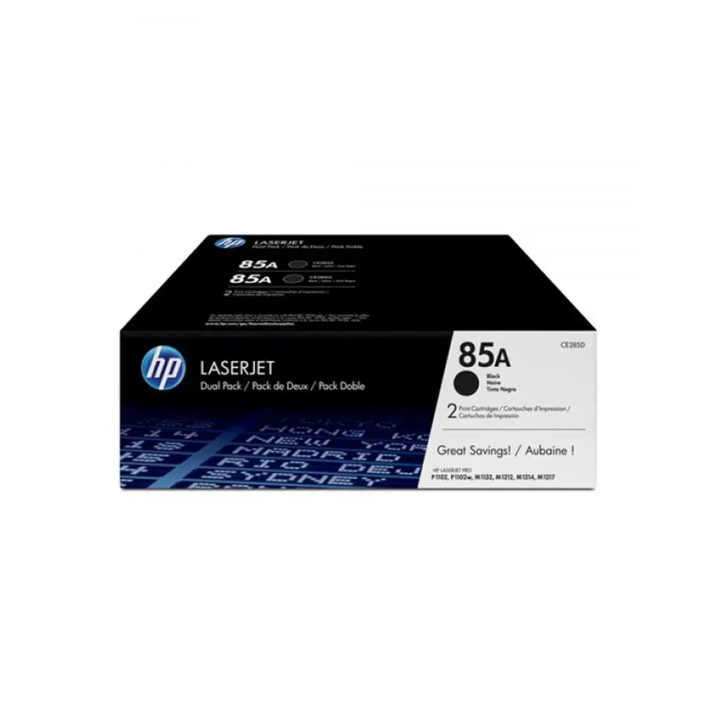 HP CE285AF (85A) Siyah 2'li Paket TONER