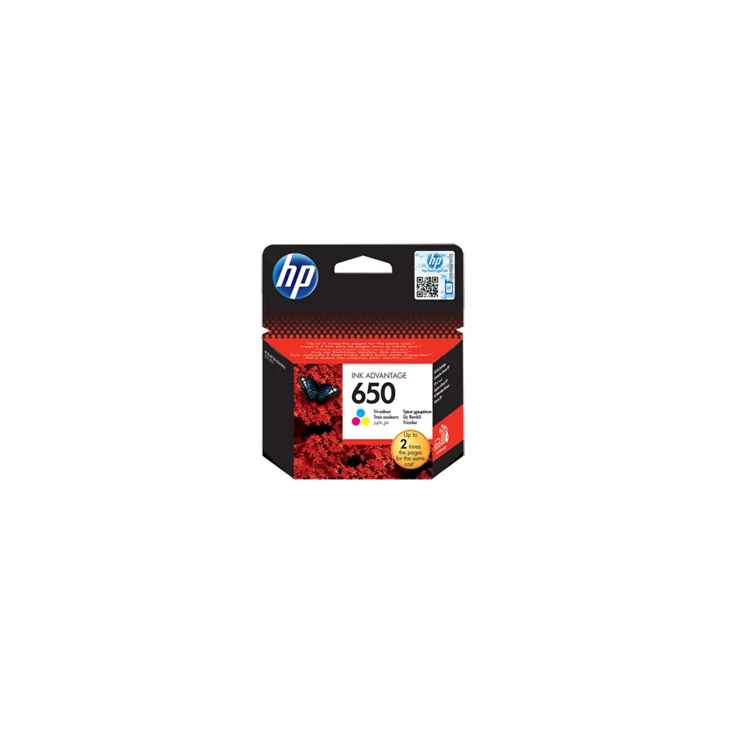 HP CZ102AE (650) ÜÇ RENKLİ MÜREKKEP KARTUŞU 200 SAYFA