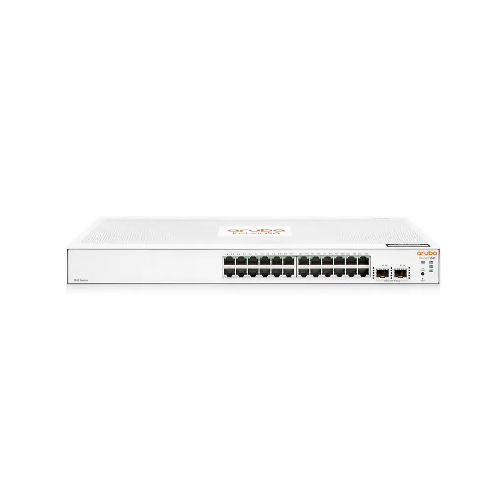 HP JL812A 1830-24G Aruba Instant On 24Port Gigabit 2xSFP Port, Rack mount, Yönetilebilir Switch