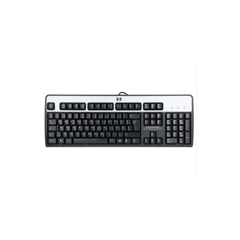 HP KB-0316 Q Arapça PS/2 Kablolu Siyah Klavye