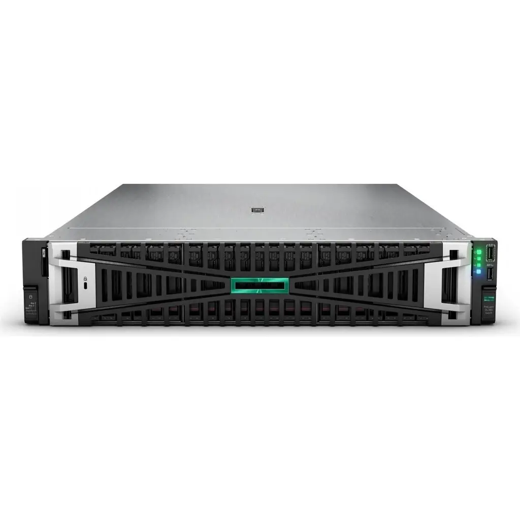 HPE DL380 G11 XEON GOLD 6530 P81787-425 64GB DDR5 RDIMM-2x480GB SSD-2x1100w Rack Sunucu