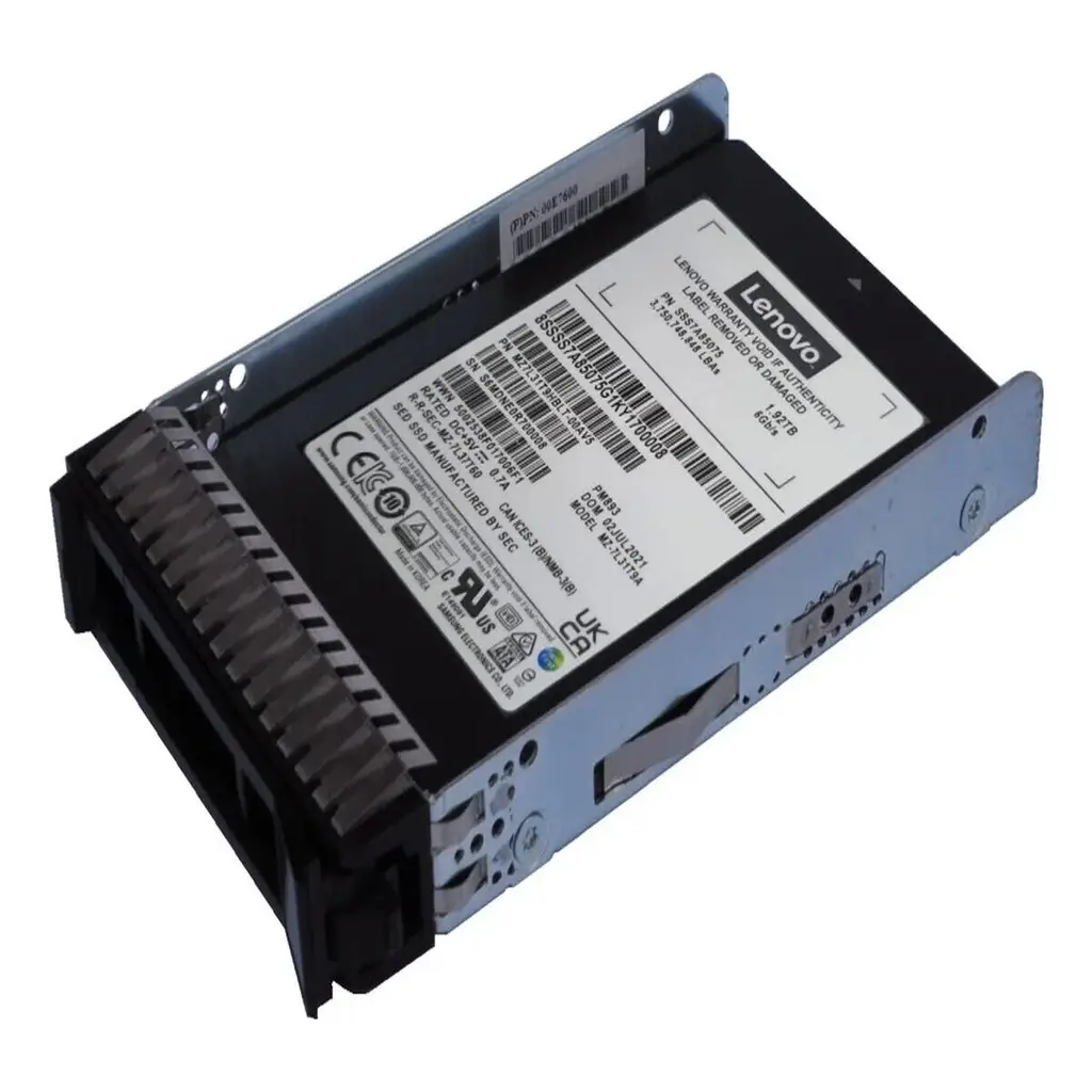 LENOVO 3.84TB SSD V2 4XB7A90876 2.5in VA READ INTENSIVE SATA 6GB HS THINKSYSTEM