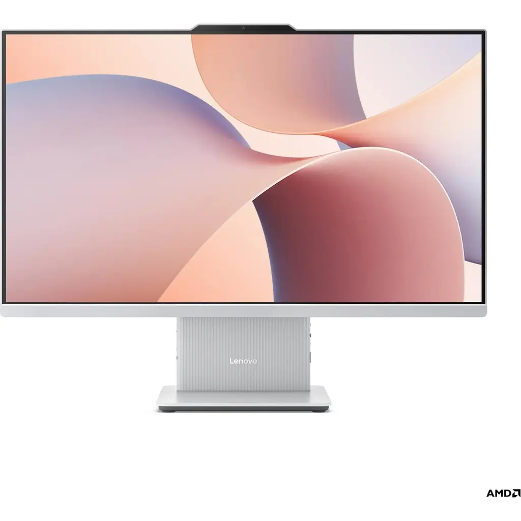 LENOVO AIO 27" Ryzen 7 7735HS 8GB DDR5 RAM - 512GB NVME O/B UHD FDOS / IDEACENTRE F0HQ00ADTR Beyaz