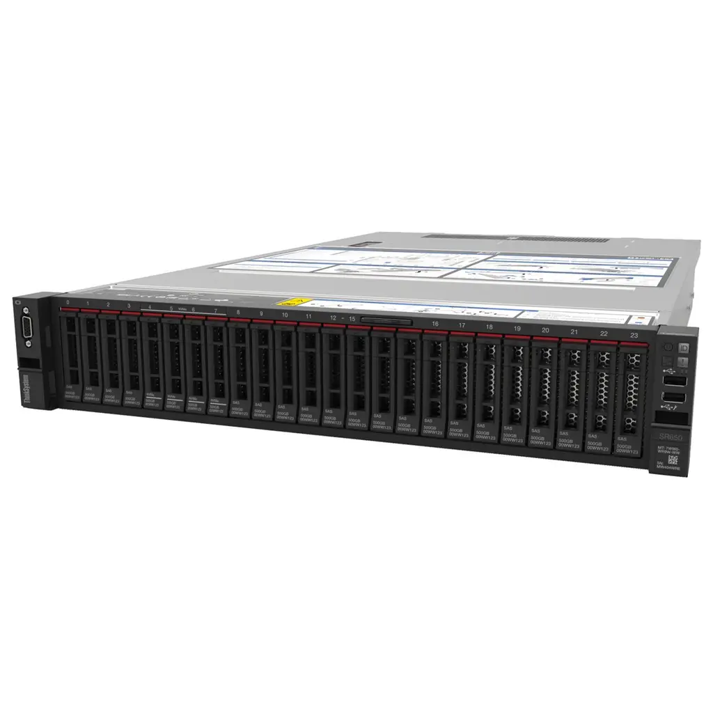 LENOVO SERVER 7D76A024EA THINKSYSTEM SR650 V3 GOLD 5418Y 24C 2GHz 1x64GB 4800MHz 9350-8i 1x1100W XCC PLATINUM 2U RACK