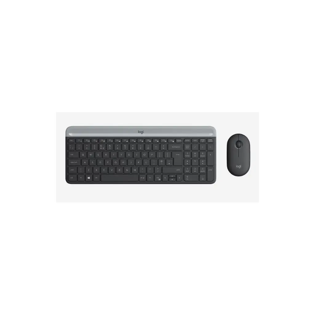 LOGITECH MK470 Q Türkçe Kablosuz Klavye Mouse Set Graphite - 920-009435