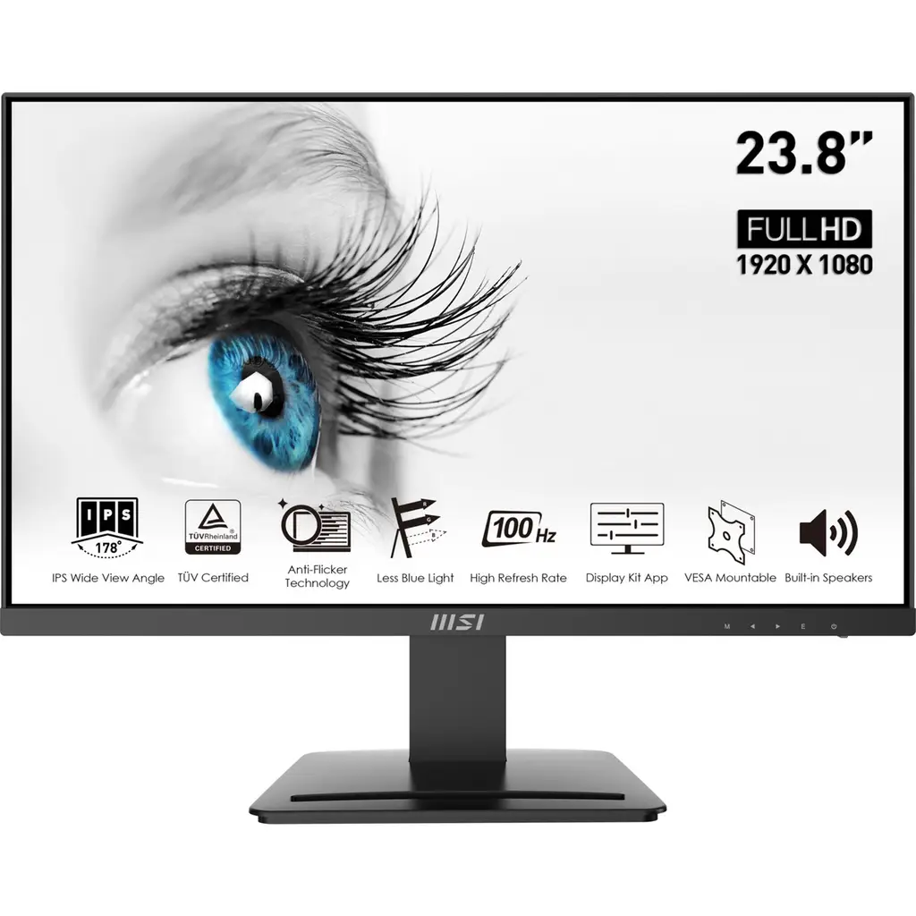 MSI 23.8" PRO MP243X 1ms 100Hz MM IPS HDMI DP Vesa Monitör