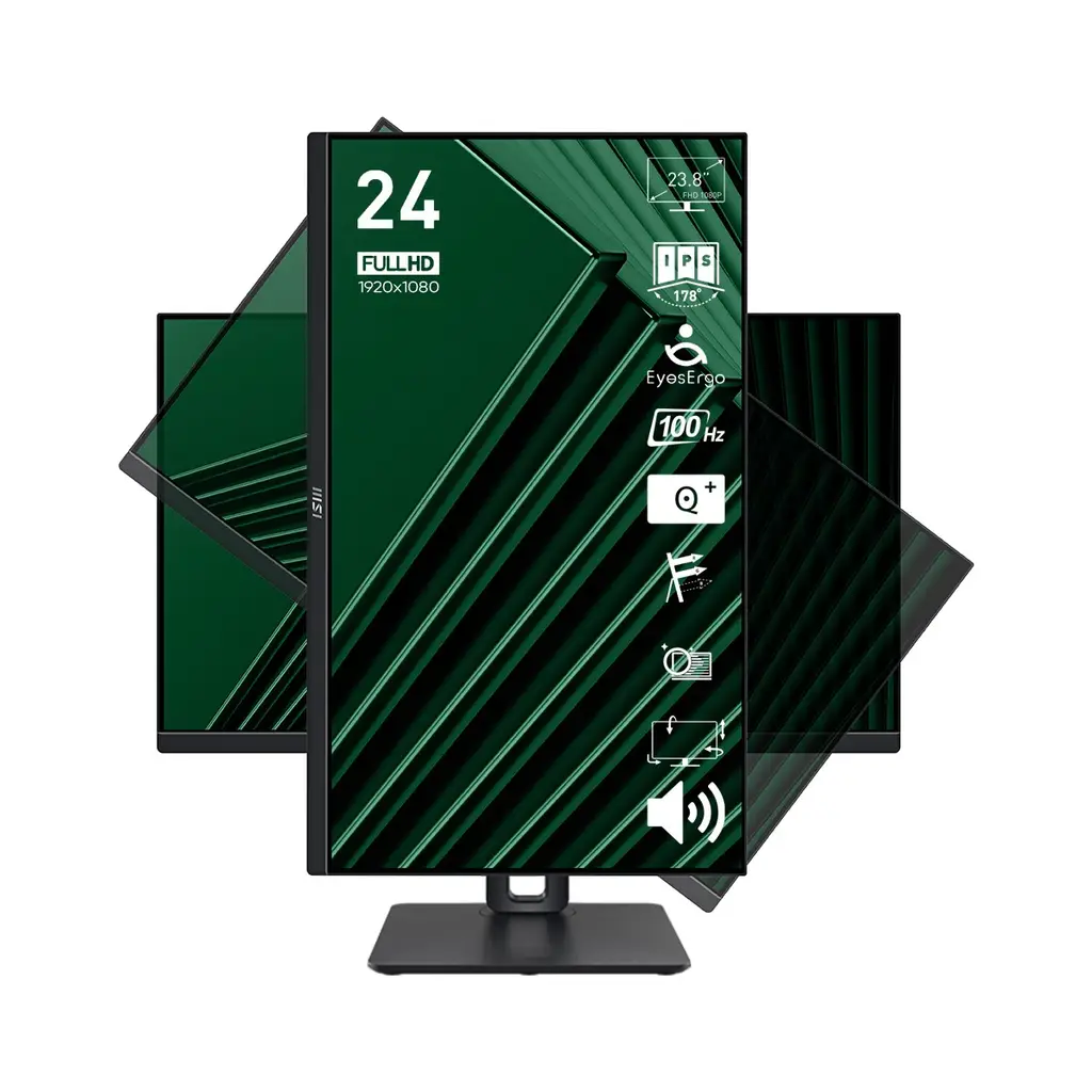 MSI 23.8 PRO MP245PG 1920x1080 (FHD) 16:9 FLAT VA 100HZ 1MS ADAPTIVE-SYNC MONITOR