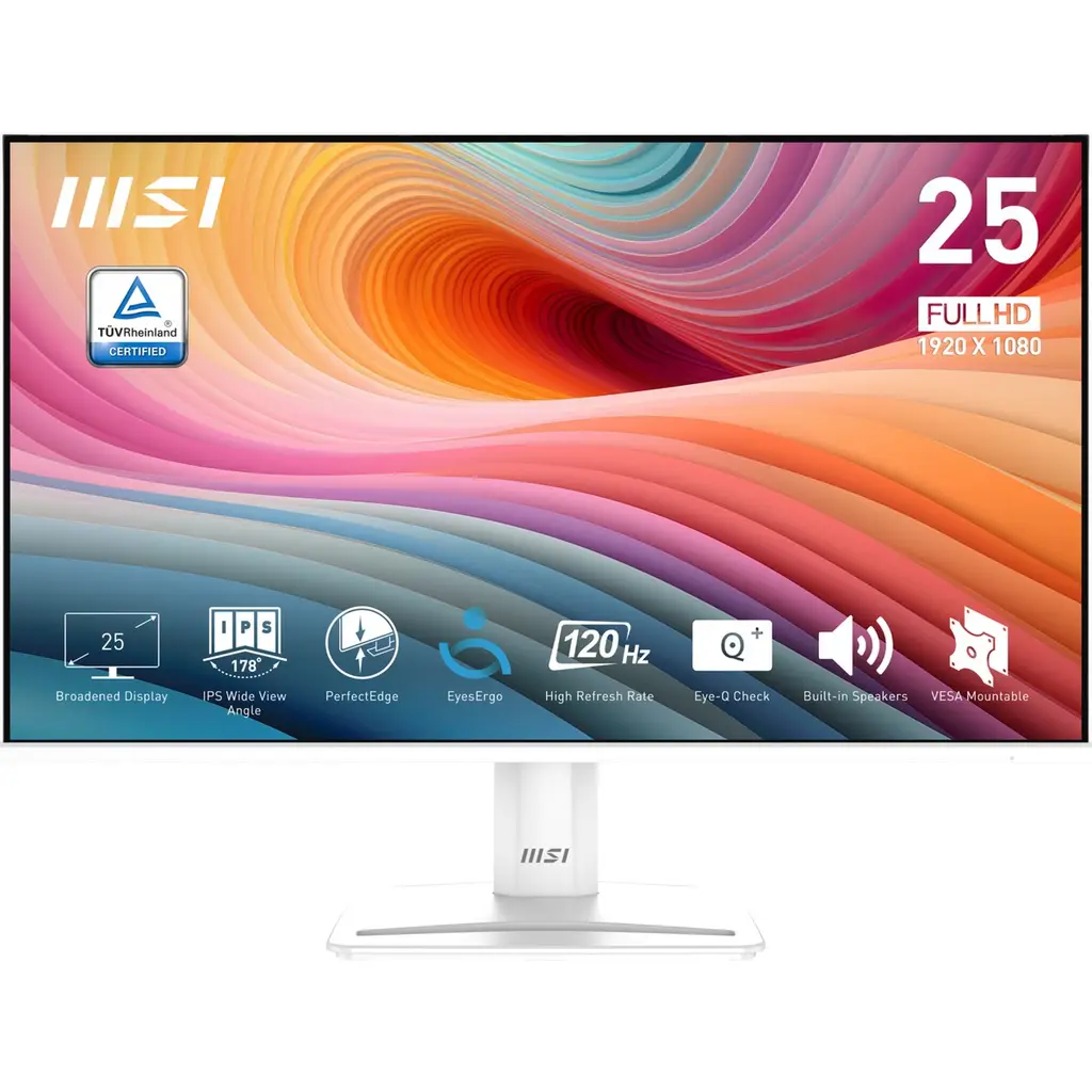 MSI 24.5 PRO MP251W E2 1920x1080 (FHD) 16:9 FLAT IPS 120HZ 1MS ADAPTIVE-SYNC MONITOR