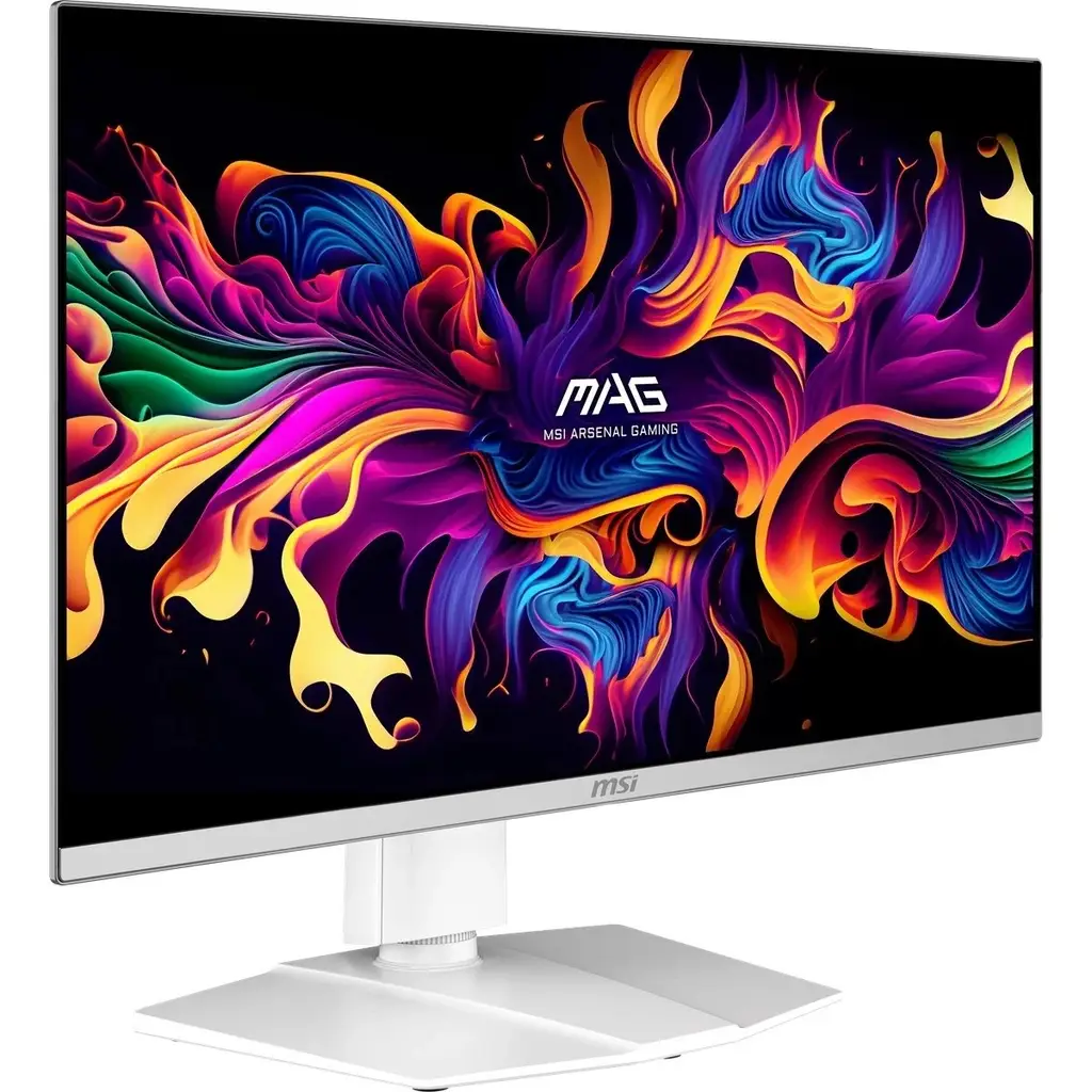 MSI 26.5 MAG 272QPW QD-OLED X28 2560x1440 (WQHD) 16:9 FLAT QD-OLED 280HZ 0.03MS FREESYNC PREMIUM PRO PIVOT BEYAZ GAMING MONITOR