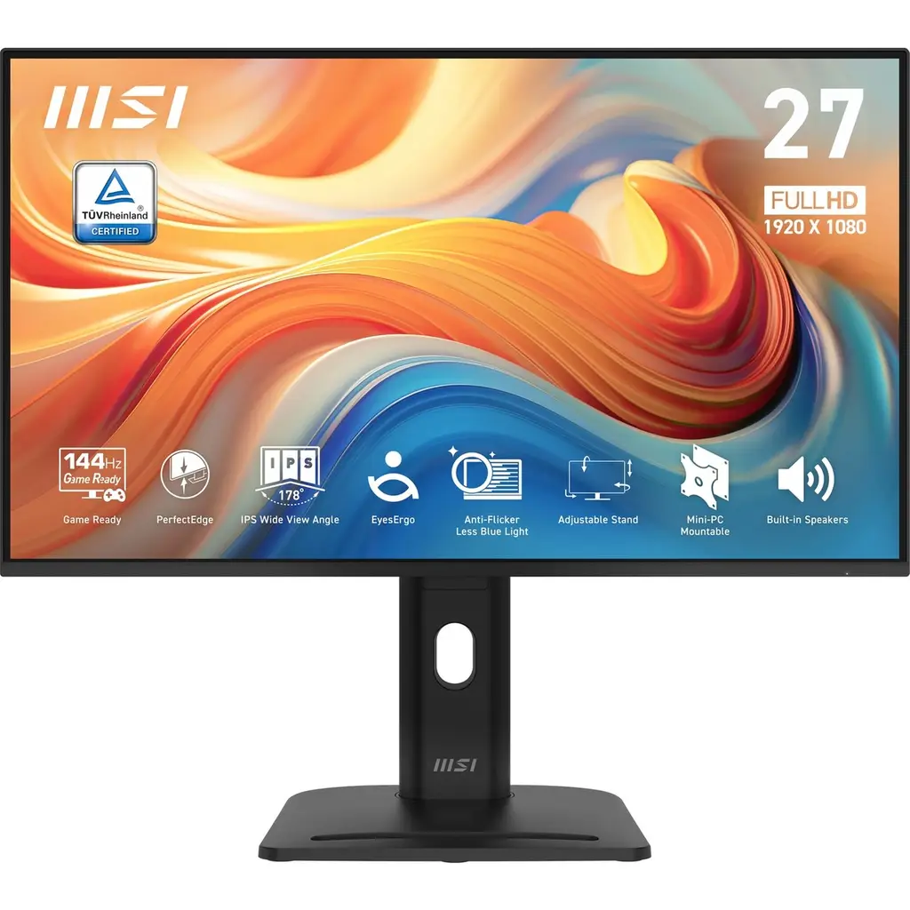 MSI 27" IPS PRO MP275PG E14 4MS 120HZ HDMI-DP Pivot Kurumsal Monirtör 1920x1080