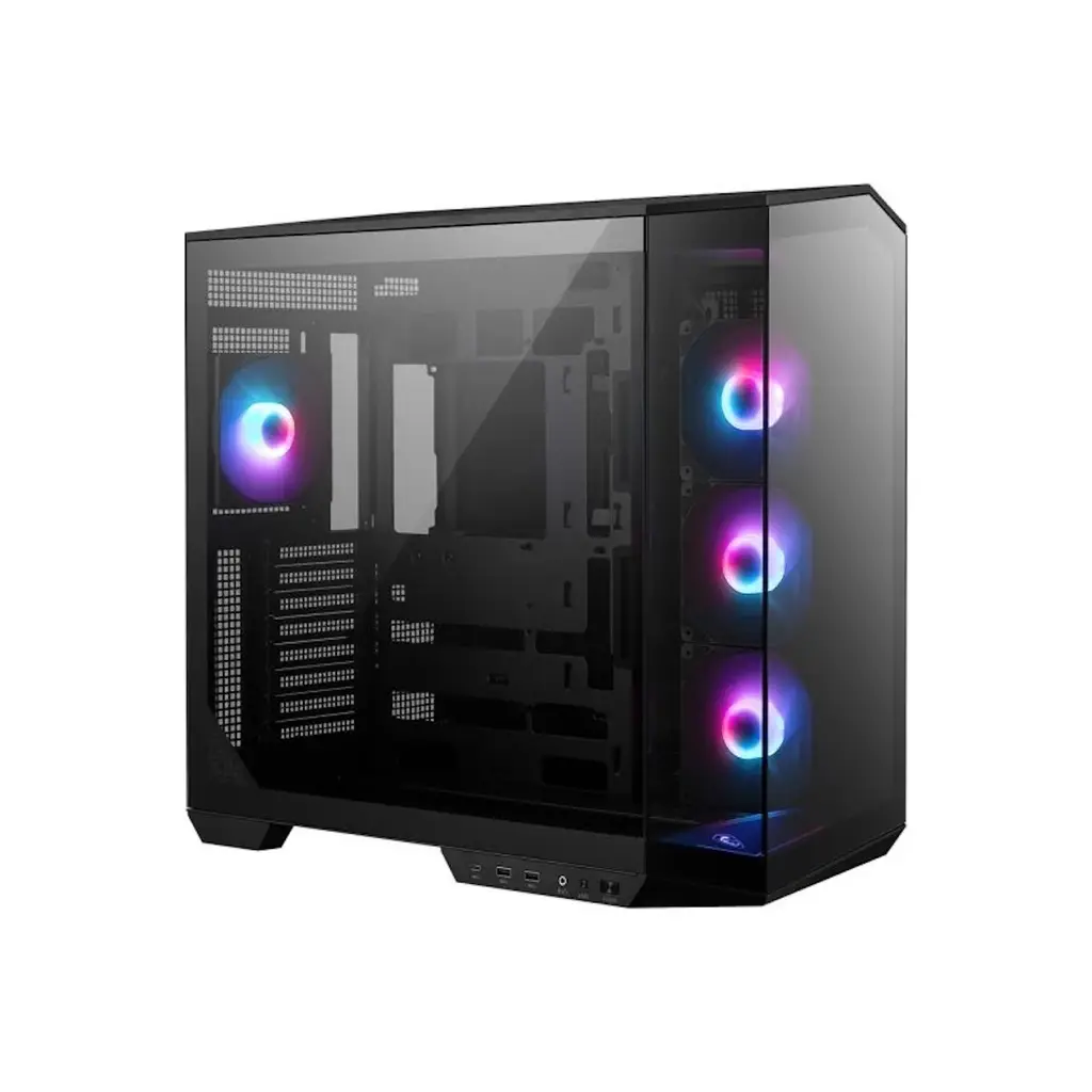 MSI MAG PANO 100R PZ TEMPERLİ CAM 3X120MM 1X120MM ARGB FAN ATX PANORAMİK GAMİNG BİLGİSAYAR KASASI