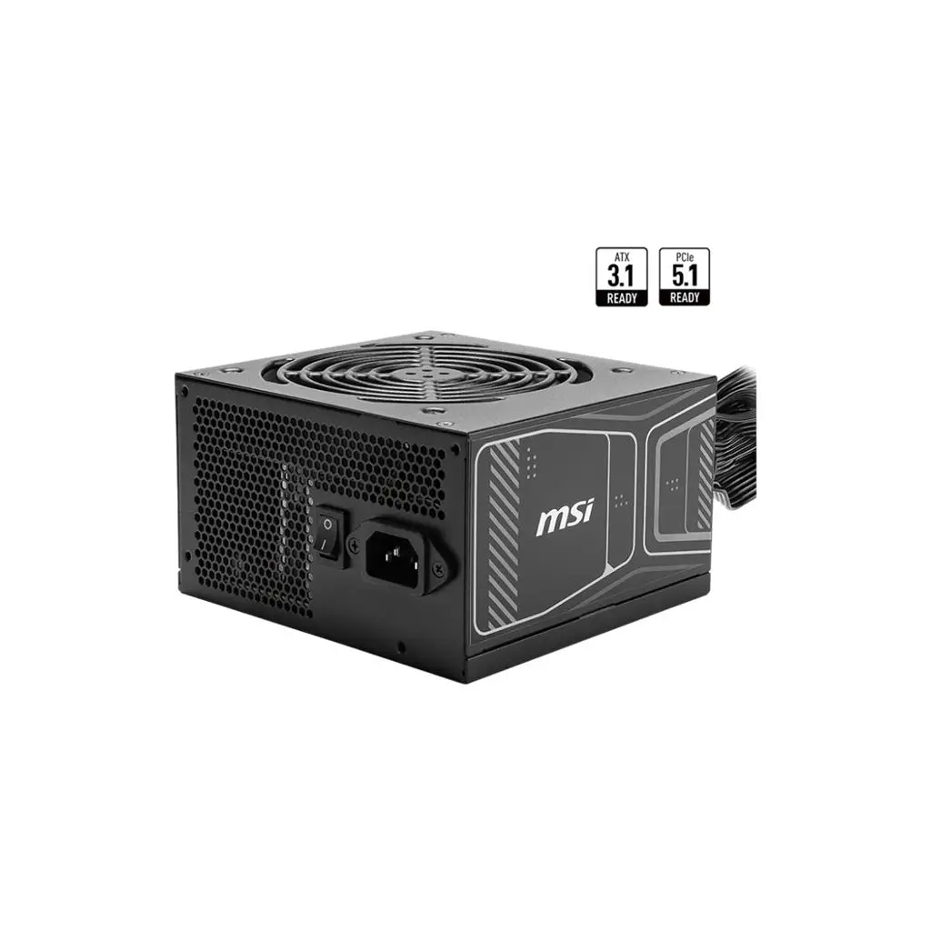 MSI PSU MAG A750GN PCIE5 750W 80+ GOLD POWER SUPPLY