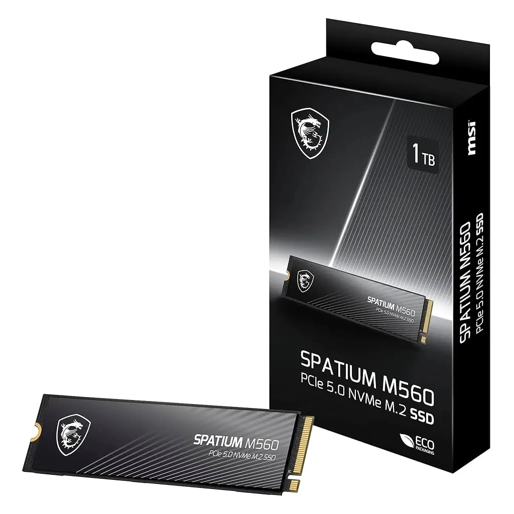 MSI SSD SPATIUM M560 PCIE 5.0 NVME M.2 2TB R:10300 W:8700