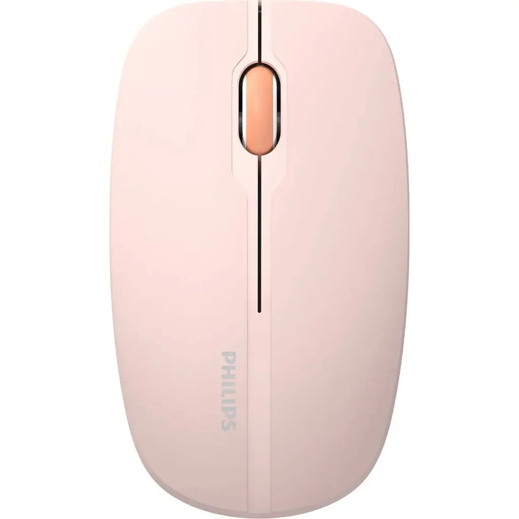 PHILIPS SPK7418P, Pembe, USB Nano 2,4Gh ve Bluetooth Kablosuz, 1600dpi, Optic, 3 Tuşlu Mouse