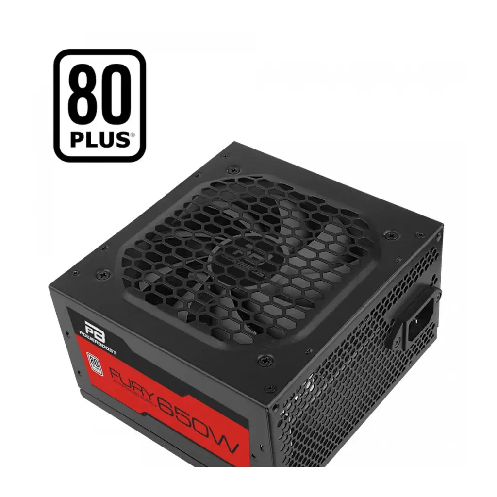 PowerBoost BST-ATX650WEU "FURY" 650w 80+ 12cm Fanlı ATX PSU