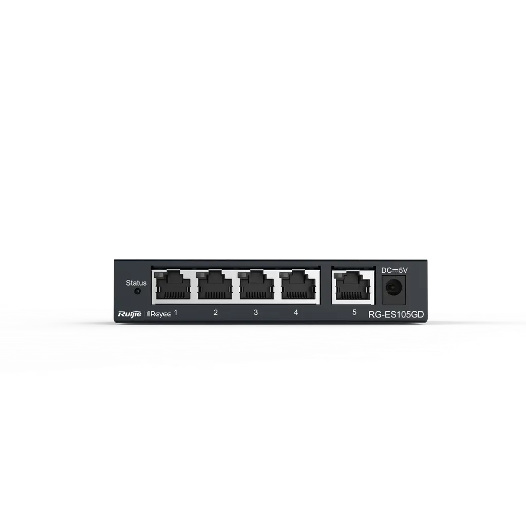 RUIJIE REYEE RG-ES105GD 5 Port GigaBit Switch Metal Kasa