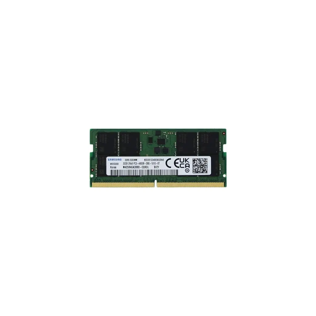 Samsung SAMSO4800/32, 32GB, DDR5, 4800MHz, CL46, 1.1V Notebook Ram (M425R4GA3BB0-CQKOD)