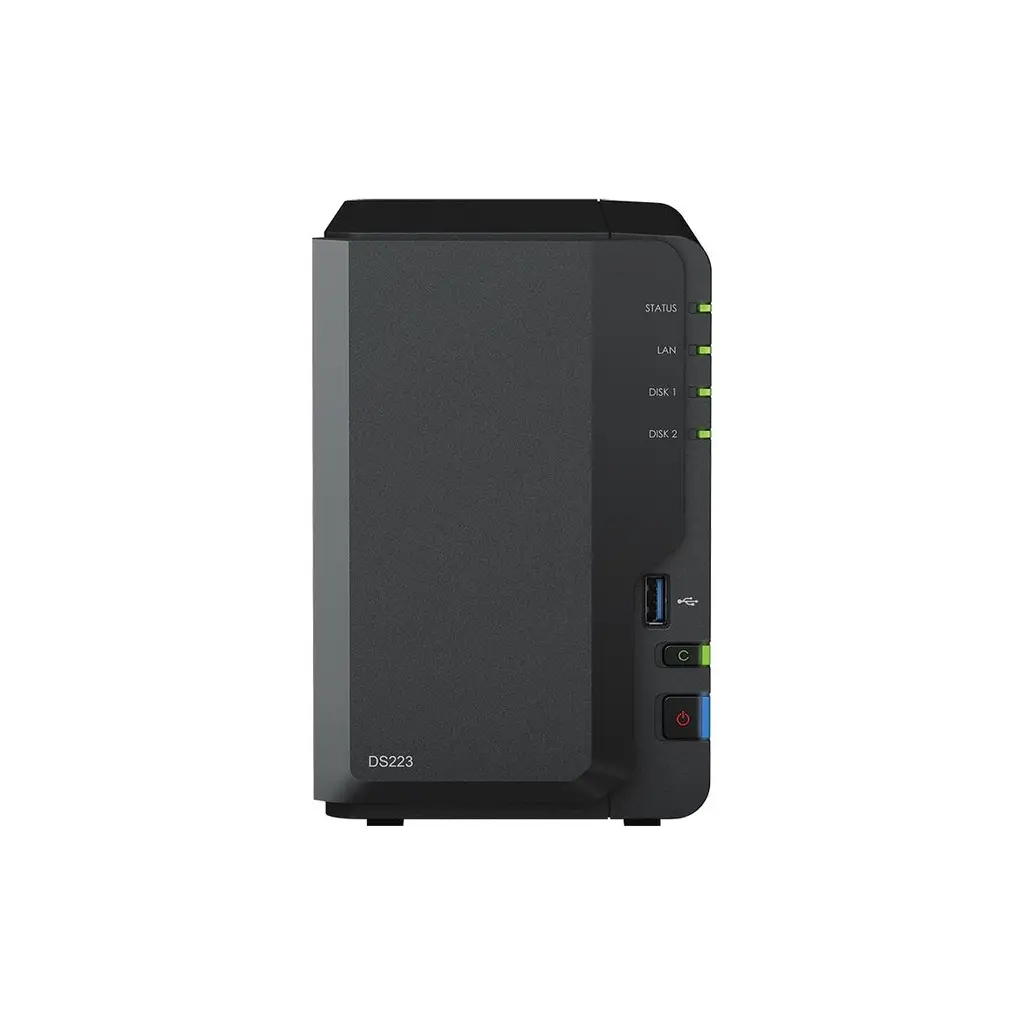 SYNOLOGY DS223 REALTEK QC 2 GB RAM- 2-diskli Nas Server (Disksiz)