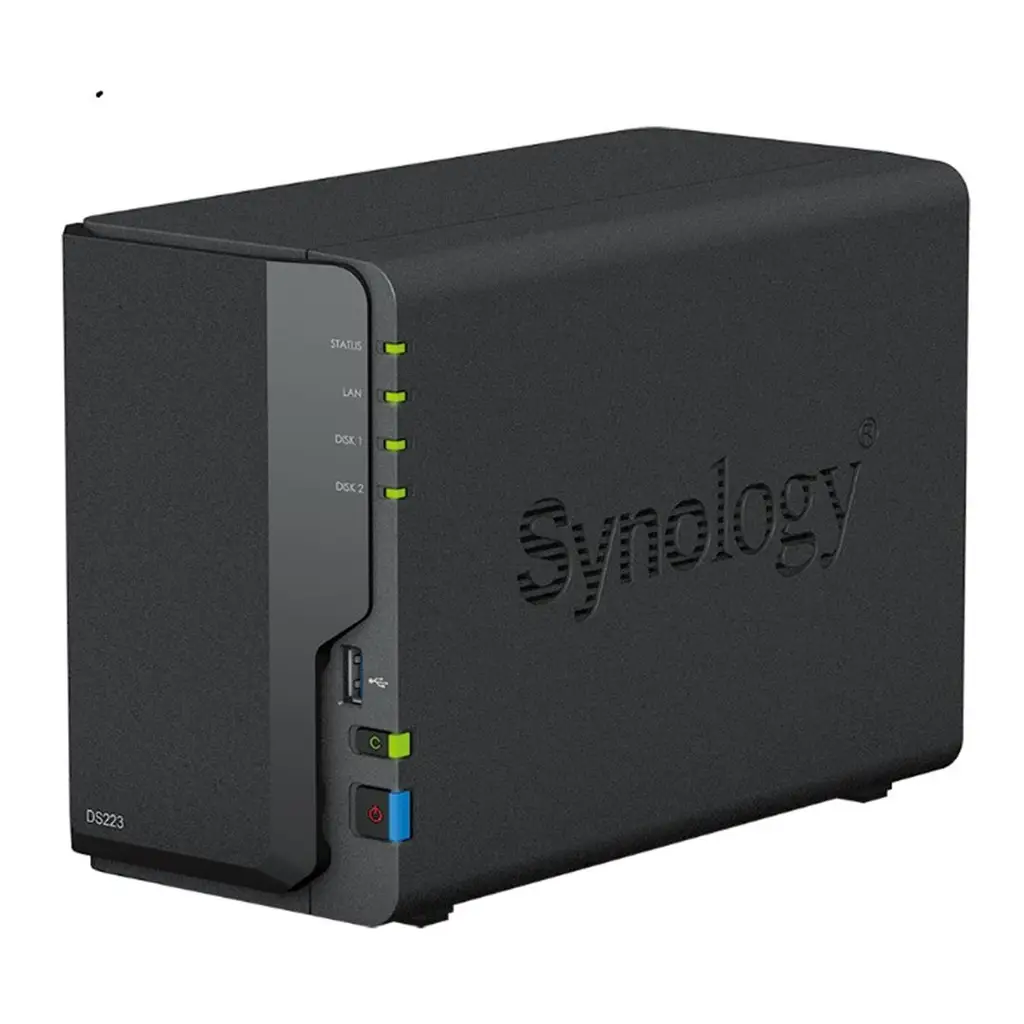 SYNOLOGY DS223J REALTEK QC 1 GB RAM- 2-diskli Nas Server (Disksiz)