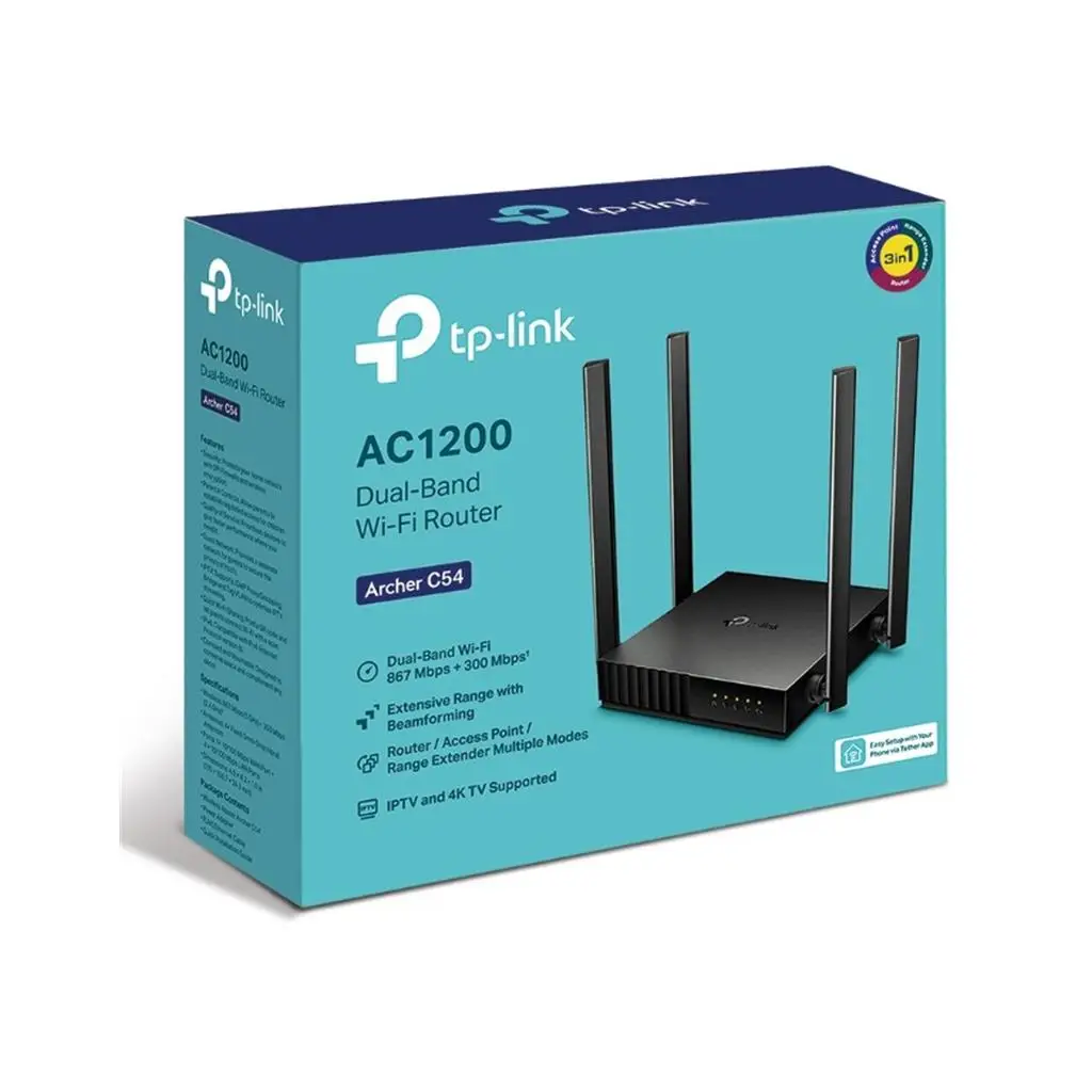 TP-LINK Archer C54 AC1200 Dual-Band Wi-Fi Router